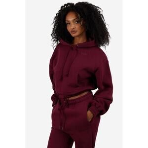 Snipes Small Logo Essential Hoodie & Sweatpants Set M Purple/Windsor Wine
